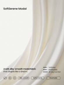 GLOWMODE Softserene 莫代尔休闲 MVP 宽松版型丝滑透气齐臀拉链连帽夹克日常休闲装 - 白色 - 查看 5