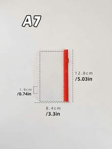 6 pièces/12 pièces Pochette à fermeture éclair multicolore, compatible avec un classeur à 6 anneaux, un cahier, des pochettes pour feuilles mobiles, sac de fichier en PVC imperméable, organisateur de documents, durable, portable, léger, fournitures de bureau et scolaires, usage multifonctionnel - Multicolore - Voir 5