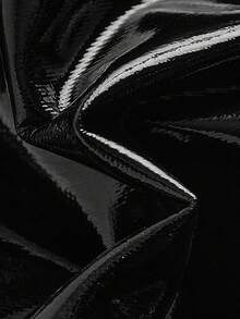 EmpressEnvy 加大码黑色 PU 皮革泰迪熊，带肩带和包裹细节，黑色 PVC 内衣，哥特内衣，黑色皮革内衣，适合狂欢 - 黑色 - 查看 6