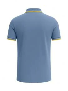 Ben Sherman Men Polo Shirts - Dusty Blue - View 4