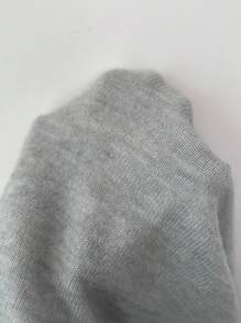 Elenzga Elegant Bow Sequin Decor Fitted Knit Dress Fall Winter Cloth For Women - Grey - View 7