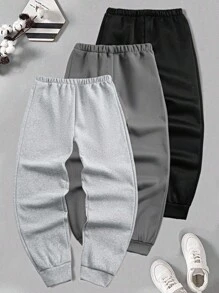 Teens' Multi-Combination Casual Waistband Drawstring Letter Print Jogger Sweatpants Chic Outfits For Autumn/Winter Fall