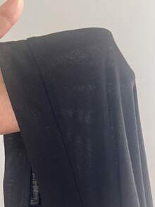 Dazy Plus Top ample casual à manches dolman ouvert devant en couleur unie grande taille