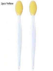 2/4/8pcs Silicone Face Brushes, Double-Sided Blackhead Brushes, Silicone Nose Brush, Lip Cleansing Brush