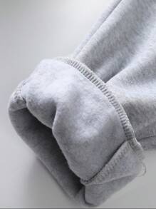 Quần jogger thể thao dáng rộng, cạp chun kiểu Oxford, in chữ, dành cho bé trai tuổi teen, phong cách xuân thu thanh lịch. - Nhiều màu - Xem 7