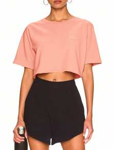 Roxy Sports Tees & Tanks Durable Comfortable Versatile School Casual Outing ARJZT06979-MHF0 - 珊瑚粉 - 查看 1