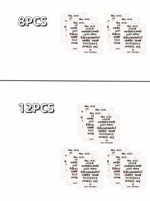 4Pcs/8Pcs/12Pcs/ Funny Birthday Wine Bottle Label For Him Elder, Rude Birthday Wine Stickers For Dad And Grandpa, Wine Bottle Stickers For Party Decoration - Multicolor - View 8