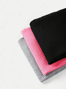 SHEIN 时尚可爱女童打底裤，适合秋冬季节穿着。 - 白色 - 查看 5