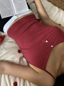 CovetEZ 休闲纯色 V 领女式吊带背心