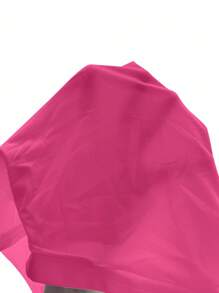 SHEIN PETITE Áo ba lỗ hở ngực bó sát cổ tròn thoáng khí cơ bản màu trắng dành cho nữ - Màu Hồng Tươi - Xem 9