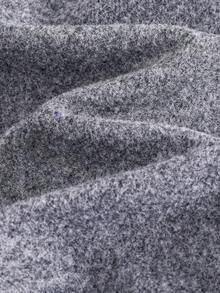 Blommig grå 3D-rosettdekor Rund hals Långärmad Varm & Mysig Spädbarnsflicka Elegant Rosettkrage Fram Öppen Långa Ytterkläder, Höst/Vinter Babyflicka Vinterkappa Babyflicka Kappa Småbarnsflicka Vinterkappa Flickor Vinterkappa Babyflicka Överkappa Höst - Grå - Visa 4