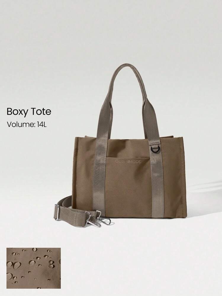 14L Ready Or Not Adjustable Strap Crossbody Square Tote Bag Daily Casual Leisure Wear Fall Winter
