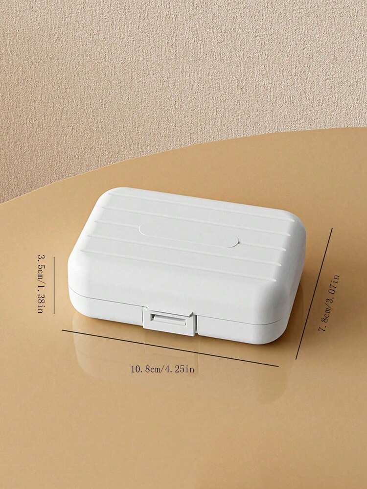 1 件塑料密封小药盒，方便配药盒，带隔层和盖子，迷你储物盒，便携式配件收纳 - 彩色 - 查看 6