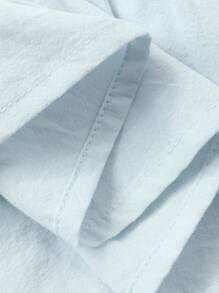 Dazy Kids 小女孩可爱刺绣长袖衬衫 - 藍色 - 查看 9