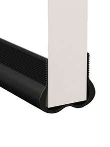 Adjustable Plastic Door Draft Stopper Draft Proof Noise Reduction Insect Protection Waterproof Soft PVC Bottom Gap Seal Soundproofing Easy Install For Home Doors Protection Bottom Protector Weather Strip Home Improvement Indoor Use