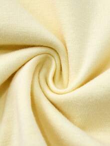 My Little Pony X SHEIN 青少年女孩字母和卡通图案圆领短袖T恤 - 黃色 - 查看 5