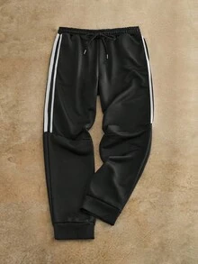 Manfinity VCAY 2 件套男士休闲针织连帽衫运动服男士黑色两件套运动服套装男士黑色连帽衫和慢跑裤套装男士黑色运动服套装男士黑色运动服黑色两件套男士男士黑色两件套男士连帽衫和运动裤套装男士运动服套装男士慢跑裤套装男士两件套运动服 - 黑色 - 查看 9