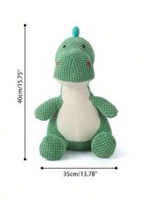 Chewy Plush Dinosaur Dog Toys Squeaking Interactive Pet Toy Suitable Medium Dogs Teeth Cleaning Large Dogs Stuffed Toy - Green - View 8