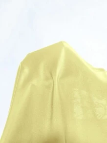 Lumivelle Vestido con tirantes finos, encaje y parches, con nudo en la espalda, vestido de verano para la universidad - Amarillo - Ver 8
