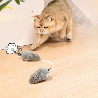1 Đồ chơi cho mèo trêu chọc mèo và chuột nhồi bông mô phỏng sự tự vui nhộn để giải tỏa sự nhàm chán và loại bỏ mèo con trêu chọc vật dụng cho thú cưng mèo