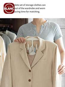 Madebyblanc Móc treo quần áo dạng sóng liền mạch đa năng, Giá phơi quần áo tiết kiệm không gian, Giá lưu trữ nhiều lưới, Giá treo quần áo ban công, Giá treo quần áo phòng ngủ, Thích hợp để treo cà vạt, khăn quàng cổ, thắt lưng, váy, quần jean và các loại quần áo khác - Móc treo màu đen và trắng, Lưu trữ phụ kiện, Phụ kiện tủ quần áo hiện đại, Cấu trúc nhựa bền, Nặng và chắc chắn, Một công cụ thiết yếu để lưu trữ đồ đạc trong ký túc xá trong suốt học kỳ - Nhiều màu - Xem 5