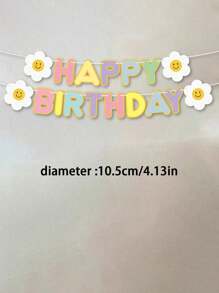 1 件生日派对装饰拉旗派对装饰品生日返校情人节情人节、情人节婚礼、生日 - 彩色 - 查看 4
