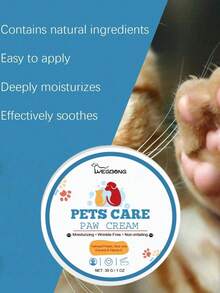 SHEIN 3 Stücke Pfotenpflege-Creme - Tiefe Feuchtigkeitspflege für Fußballen von Hunden und Katzen