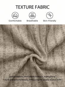 FavEase Đầm Maxi Không Tay Thường Ngày Màu Trơn Khoét Hở Lưng Xẻ Bên Hông Cho Nữ - Màu Khaki - Xem 6