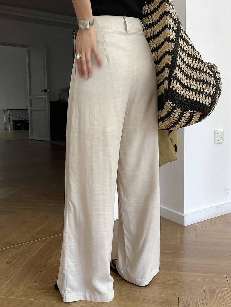 Women's Casual Loose Wide Leg Floor Length Pants