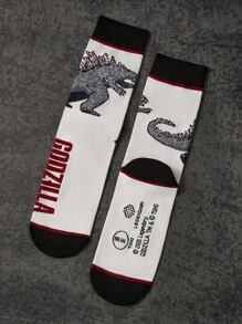 GODZILLAxKONG X SHEIN Herren Crew Socken