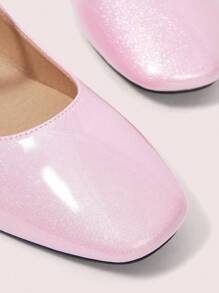 CUCCOO DOLLMOD Women's Sweet&Charming Pink Crystal Design Flats - Pink - View 7