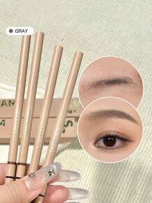 SHEGLAM Insta-Fill 眉筆-灰色持久自動眉筆防汗防油不沾超細眉筆化妝眉筆 品牌 美容 化妝 化妝品 適合女性與女孩 完美搭配冬季春季 Y2K 時尚 流行 生日 情人節禮物 假期 派對準備就緒 最佳顏色 - Gray - 查看 1