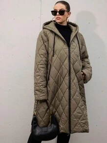 Aveloria Modichic 加大码羽绒服，时尚连帽秋冬女装