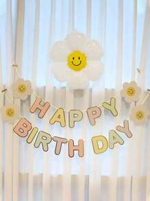 1 件生日派对装饰拉旗派对装饰品生日返校情人节情人节、情人节婚礼、生日 - 彩色 - 查看 5