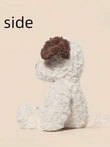 1 件超柔软卡其色毛绒小狗伴侣，可爱的悲伤眼睛杰克狗填充动物可爱毛绒玩具，适合青少年和成人，舒适的家居装饰，可爱的卧室装饰，缓解压力的拥抱伙伴 - 卡其色 - 查看 2