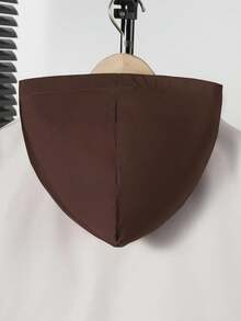 男童休闲街头风字母滚边抓绒连帽外套，适合秋冬季上学和外出穿着 - 灰色 - 查看 6