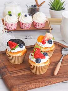 1pc/3pcs/6pcs Realistic Cupcake Decorations - Perfect For Parties, Festive TableSettings, And Celebratory Occasions -, Reusable, And Easy ToClean - Multicolor - View 11