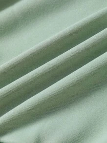 INAWLY Sweat-shirt à capuche matelassé thermique, veste ample et courte pour l'automne/l'hiver