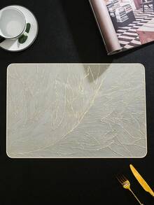 SHEIN 1-8 miếng lót đĩa PVC hình chữ nhật đơn giản, có thể giặt, dễ vệ sinh, có thể lau chùi, không trơn trượt, chịu nhiệt, miếng lót bàn ăn, màu Acacia ngọt ngào, miếng lót đĩa thanh lịch, cách bày bàn, miếng lót bàn bếp, trang trí tiệc cưới ngày lễ - Nhiều màu - Xem 12