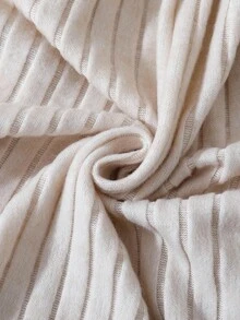 少女正装通勤背心+百褶裙针织套装 - 杏色 - 查看 4