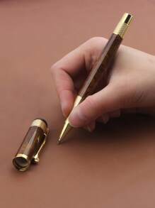 1 支适用于办公室和商务的豪华圆珠笔 - 优质流畅书写笔，优雅的专业设计，细尖墨水补充装，礼品盒包装，非常适合公司礼品、行政笔、返校用品、教师和学生文具、黑色墨水笔 - 859 - 查看 3