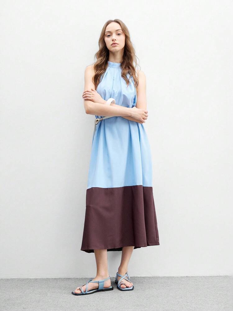 CUCCOO BIZCHIC Women's Comfortable Casual Flat Sandals, Toe-Thong, Metal Buckle Strap, Square Toe, Leisure Sandals