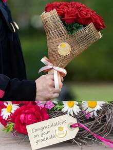 120/60/24 件毕业贴纸 2025 - 2025 届金箔贴纸，毕业祝贺标签，可用于毕业帽、毕业证书、信封、派对礼品、礼品装饰、毕业派对用品、批量毕业贴纸 - 彩色 - 查看 3