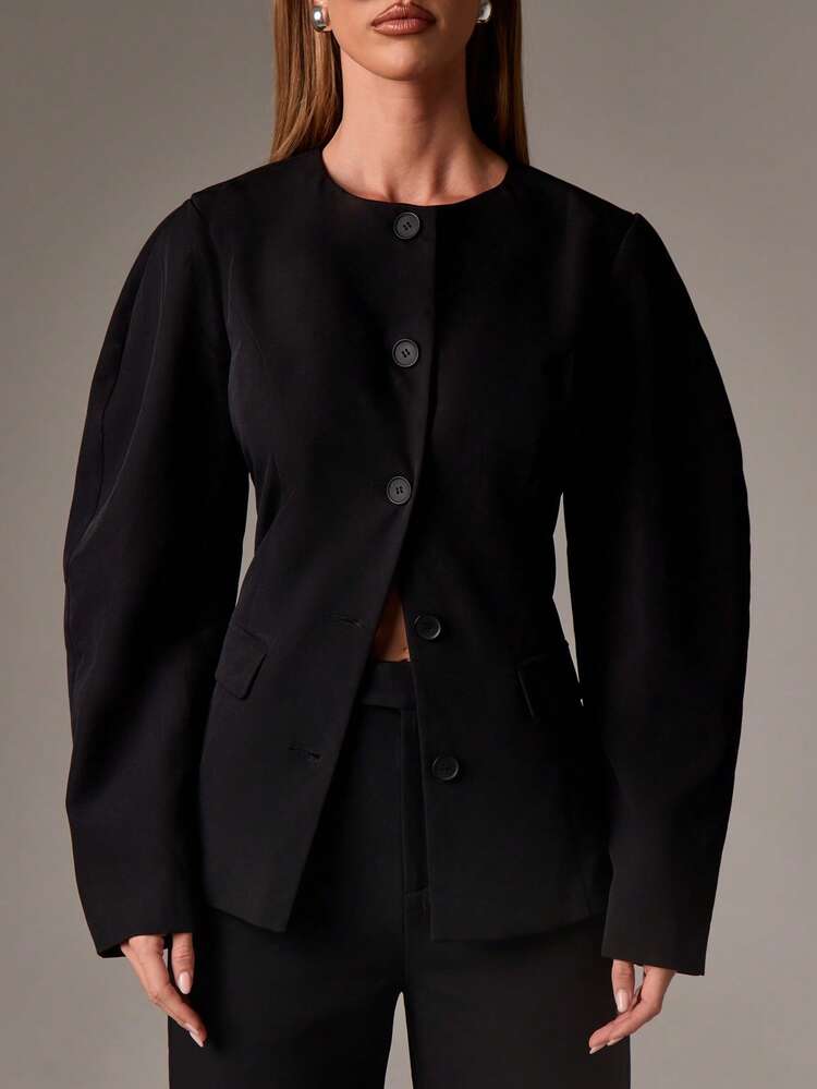 AiiRZ 조각된 블레이저 플레어 팬츠 세트 비즈니스 전문 정장 사무실 착용 이브닝 파티 모던 테일러드 투피스 하이패션 수트