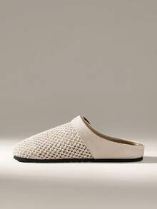 Solecia Men's Slip-On Thick Sole Backless Sandals, Mule Shoes