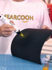 EVA 泡沫卷 - 2mm-10mm 厚黑色工艺泡沫板 - 15 英寸 X 39 英寸大型角色扮演泡沫板 - 超高密度 86 Kg/M³ - 柔韧有弹性，适用于工艺项目服装角色扮演泡沫 - Biguphate 出品 - 黑色 - 查看 6