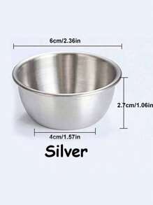 1/12 件不锈钢酱料蘸酱碗，45 毫升迷你调味杯，可重复使用的调味盘，适合家庭和餐厅使用，圣诞礼物