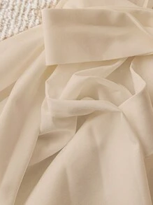 SHEIN Clasi 女士纯色短袖单排扣褶皱休闲衬衫