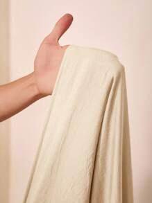 Zivah 2025夏季新款音乐节复活节母亲节婚礼生日派对日常出游基础百搭休闲度假邮轮旅行沙滩海边日光浴网红爆款街头风优雅通勤商务休闲深V领挂脖交叉绑带性感露背百褶宽松阔腿裤女连体裤 - 杏色 - 查看 8