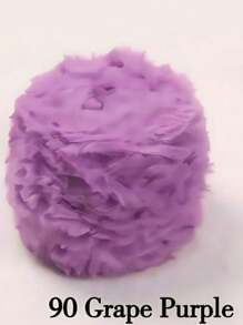 1 件 100 克钩针纱线羊毛纱线粗羊毛仿貂毛花式纱线粗羊毛手工编织纱线柔软纱线 DIY 钩针编织纱线适用于衣服、帽子、围巾、毛毯舒适蓬松毛皮纱线、毛绒纱线手工钩针爱好者、母亲节礼物、生日装饰